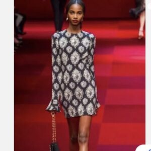 NWOT Dolce&gabbana jewels print dress